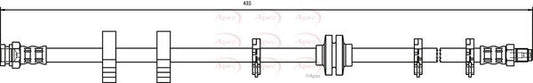 APEC HOS3226 Brake Hose Front Left N/S Passenger Side Fits Fiat Barchetta Punto