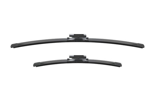 2 x BOSCH AEROTWIN A118S Flat Wiper Blades (Pair) Fits Citroen DS Peugeot Renaul
