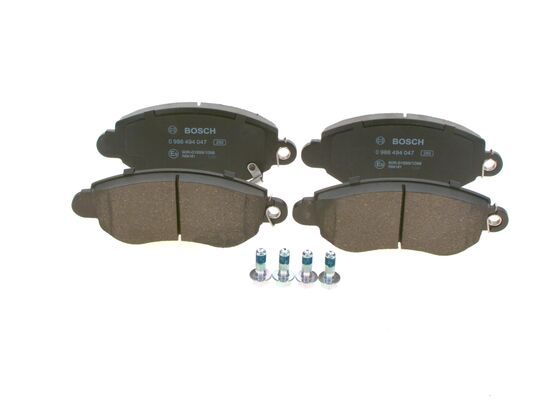 BOSCH 0986494047 Brake Pad Set For Disc Front 18.4mm Thickness Fits Ford Transit
