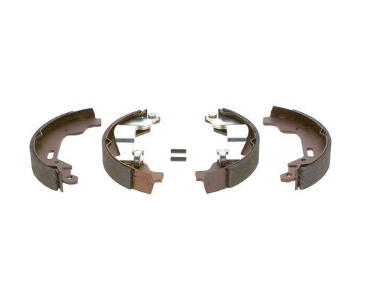 BOSCH 0986487576 Brake Shoe Set Rear 26mm Width Fits Opel Agila Vauxhall Agila