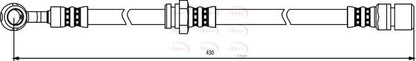 APEC HOS3818 Brake Hose Front Right O/S Fits Nubira Daewoo Lacetti Nubira