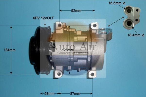 AUTO AIR 14-0218P Air Compressor A/C Air Conditioning Fits Alfa Romeo Fiat
