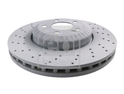 2x Front Brake Discs Braking Febi Bilstein 175122 Fits Mercedes-Benz S-Class