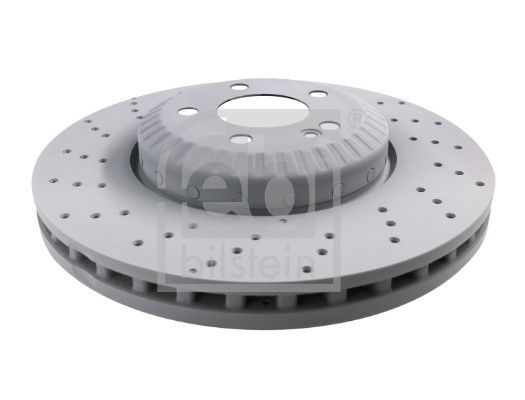 2x Front Brake Discs Braking Febi Bilstein 175122 Fits Mercedes-Benz S-Class