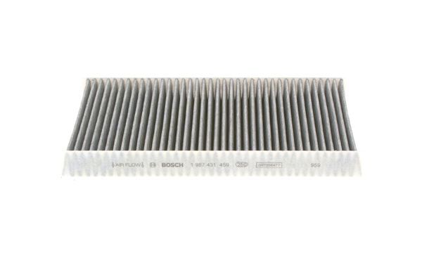 BOSCH 1987431459 Cabin Air Filter 290mm Length Activated Carbon Fits Iveco Daily