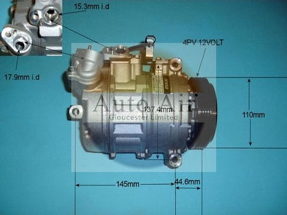 AUTO AIR 14-9651 Air Compressor A/C Air Con Air Conditioning Fits BMW 7 Series