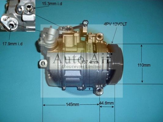 AUTO AIR 14-9651 Air Compressor A/C Air Con Air Conditioning Fits BMW 7 Series