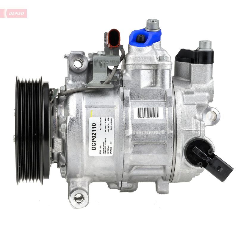 Air Conditioning Compressor A/C Air Con 12V Voltage Fits Audi A6 DENSO DCP02110
