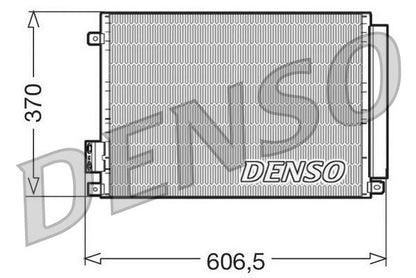 Air Conditioning Condenser Fits Fiat 500 500 C Panda Ford Lancia DENSO DCN09045