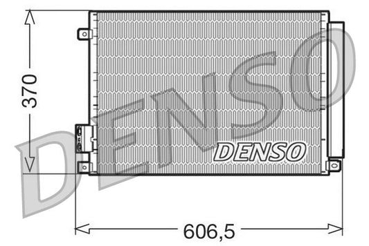 Air Conditioning Condenser Fits Fiat 500 500 C Panda Ford Lancia DENSO DCN09045