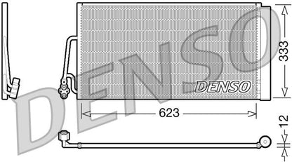 Air Conditioning Condenser With Dryer Fits Mini Clubman Paceman DENSO DCN05102