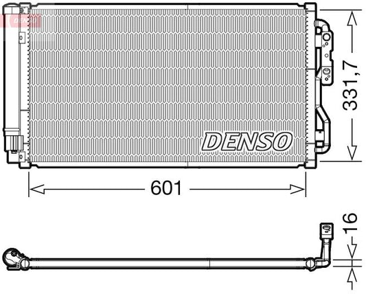 Air Conditioning Condenser Fits BMW 1 Series 2 Series 3 Series i3 DENSO DCN05033