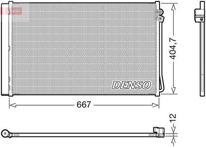 Air Conditioning Condenser Fits Mercedes-Benz Sprinter 3.5-T Vito DENSO DCN17062