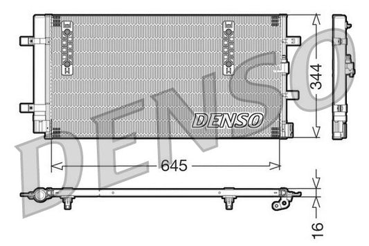 Air Conditioning Condenser Fits Audi A4 Allroad A5 A6 A7 Q5 DENSO DCN32060