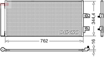 Air Conditioning Condenser A/C Air Con With Dryer Fits Volvo XC40 DENSO DCN33016