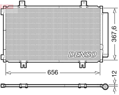 Air Conditioning Condenser Fits Suzuki SX4 S-Cross Vitara DENSO DCN47009