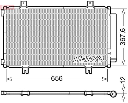 Air Conditioning Condenser Fits Suzuki SX4 S-Cross Vitara DENSO DCN47009