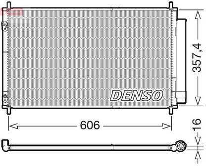 Air Conditioning Condenser A/C Air Con Fits Toyota Yaris/Vitz DENSO DCN50058