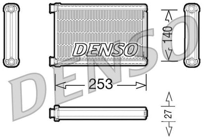 Interior Heating Heat Exchanger Fits BMW 1 Series 3 Series DENSO DRR05005