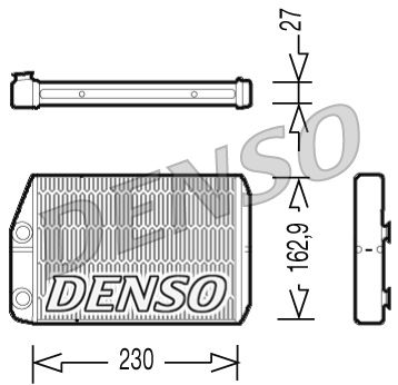 Interior Heating Heat Exchanger Fits Citroën Relay Fiat Peugeot DENSO DRR09034