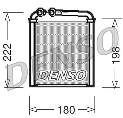 Interior Heating Heat Exchanger Fits Skoda Octavia Superb Yeti VW DENSO DRR32005