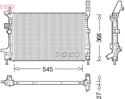 Engine Cooling Radiator Fits Ford C-Max Focus Grand C-Max Kuga DENSO DRM10029