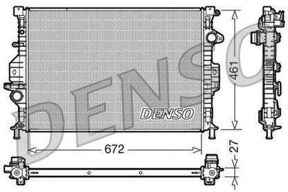 Engine Cooling Radiator Fits Ford C-Max Focus Land Rover Volvo DENSO DRM10069