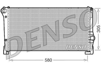 Engine Radiator Aluminium 580mm Core Length Fits Fiat Idea Punto DENSO DRM09104