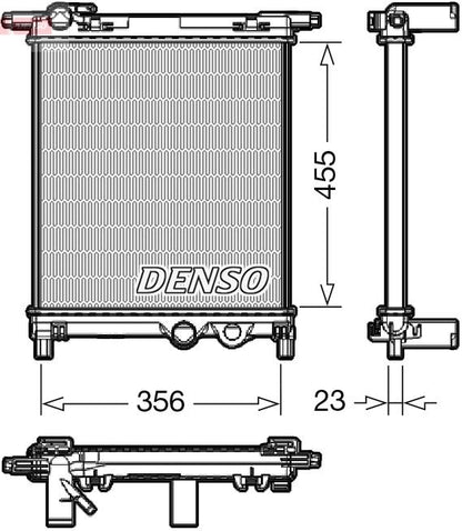 Engine Cooling Radiator Fits Seat Mii Skoda Citigo VW Up! DENSO DRM32036