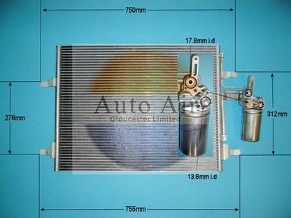 Auto Air 16-6231 Air Conditioning Condenser Fits Volvo S60 S80 V60 V70 XC60 XC70