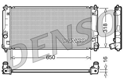 Engine Radiator Aluminium 650mm Core Length Fits Toyota Celica DENSO DRM50044