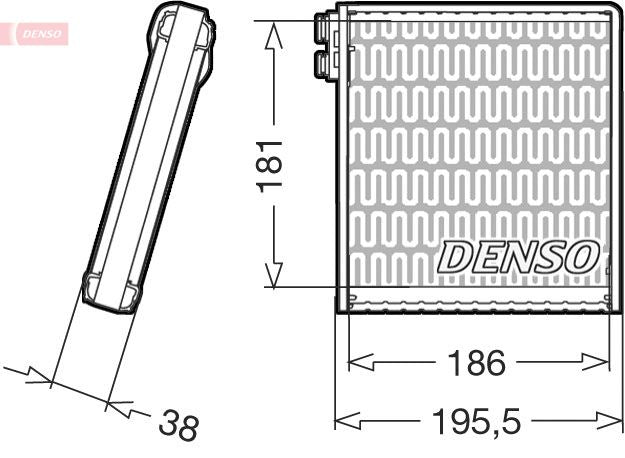 Air Conditioning Evaporator A/C Air Con Fits Fiat Ducato DENSO DEV09103