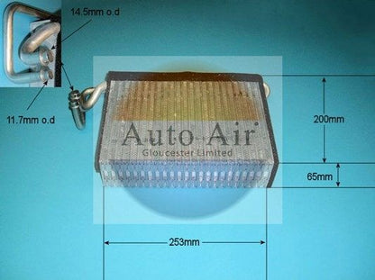 AUTO AIR 21-5603 Air Evaporator A/C Air Conditioning Fits BMW 3 Series X3