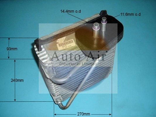 AUTO AIR 21-0092 Air Evaporator A/C Air Con Air Conditioning Fits Ford Seat VW