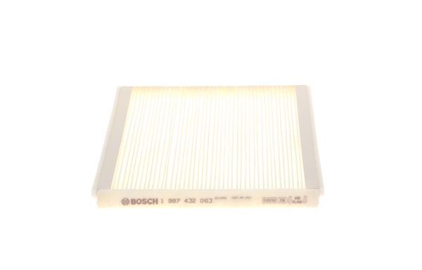 BOSCH 1987432063 Cabin Air Filter 202mm Length Particulate Fits Volvo S40 V40