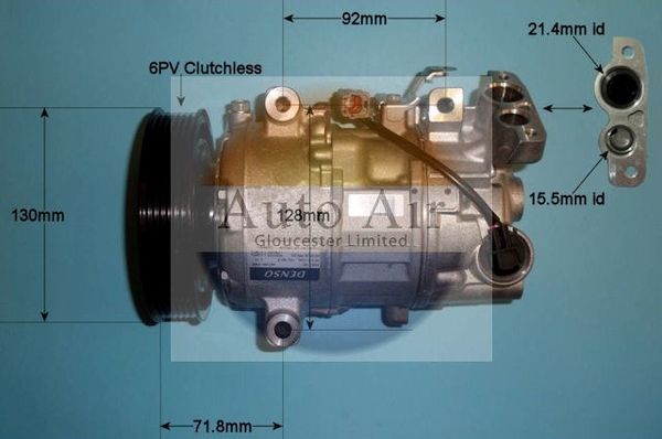 AUTO AIR 14-1272 Air Compressor A/C Air Con Air Conditioning Fits Renault