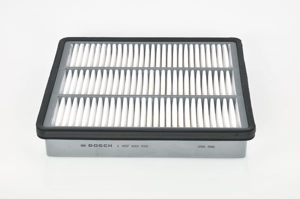 BOSCH 1457433580 Air Filter 246mm Length Insert 44mm Height For Hyundai Terracan