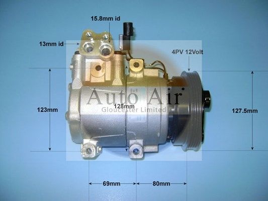 AUTO AIR 14-9735 Air Compressor A/C Air Con Air Conditioning Fits Hyundai