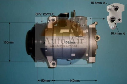 AUTO AIR 14-8007P Air Compressor A/C Air Conditioning Fits Chrysler 300C