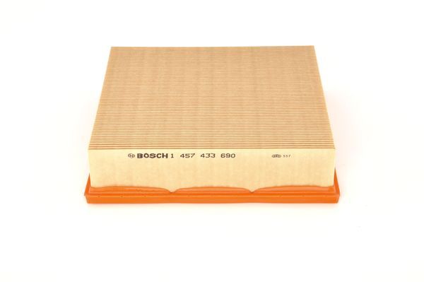BOSCH 1457433690 Air Filter 224mm Fits Ford Transit LDV Convoy Metrocab Taxi