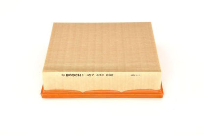 BOSCH 1457433690 Air Filter 224mm Fits Ford Transit LDV Convoy Metrocab Taxi