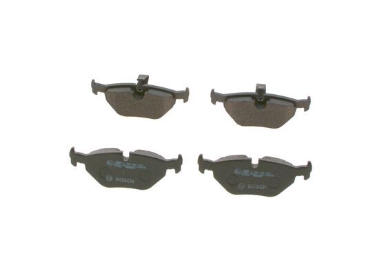 BOSCH 0986494009 Disc Brake Pad Set Rear Low-Metallic Fits BMW 5 Series