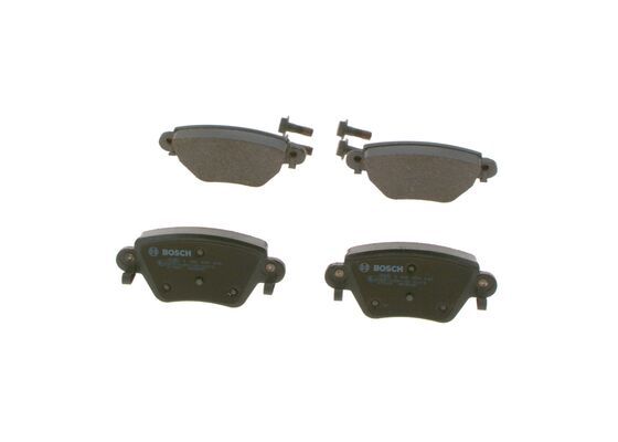BOSCH 0986494046 Brake Pads Low-Metallic With Anti-Squeak Plate Fits FORD JAGUAR