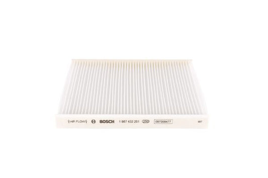 BOSCH 1987432251 Cabin Air Filter 230mm Particulate Fits Alfa Romeo Giulietta
