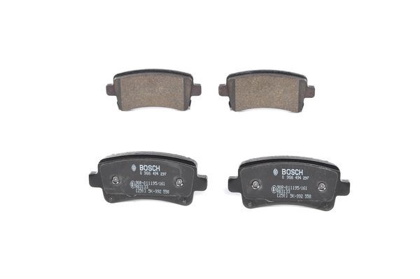 BOSCH 0986494297 Disc Brake Pad Set Rear Fits Chevrolet Opel Saab Vauxhall