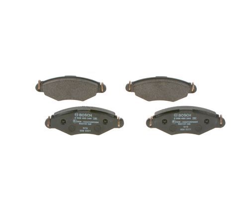 BOSCH 0986495244 Brake Pad Set For Disc Brake Front For Peugeot 206 206 Van 206+