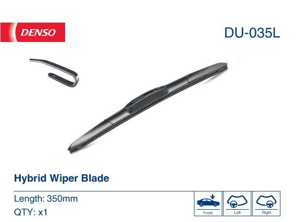 Wiper Blade Rear 350mm 14" Fits Alfa Alpina Audi Chevrolet Citroën FSO DENSO