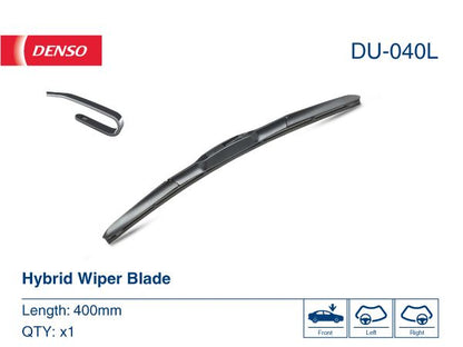 Wiper Blade Passenger Side 400mm 16" Fits Alfa Audi Austin Bedford FSO DENSO