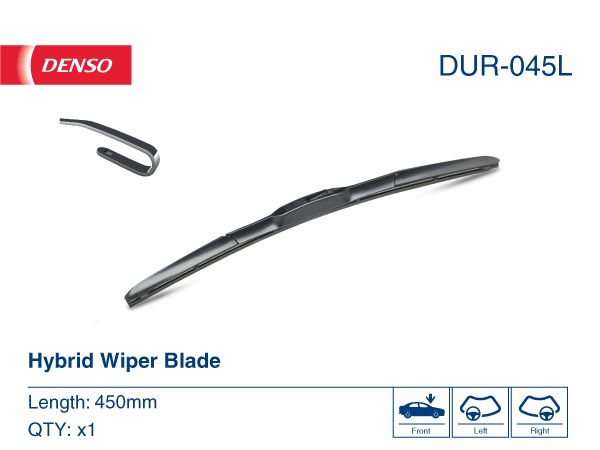 Wiper Blade Driver Side 450mm 18" Fits Alfa Romeo Alpina Aston Martin Audi DENSO