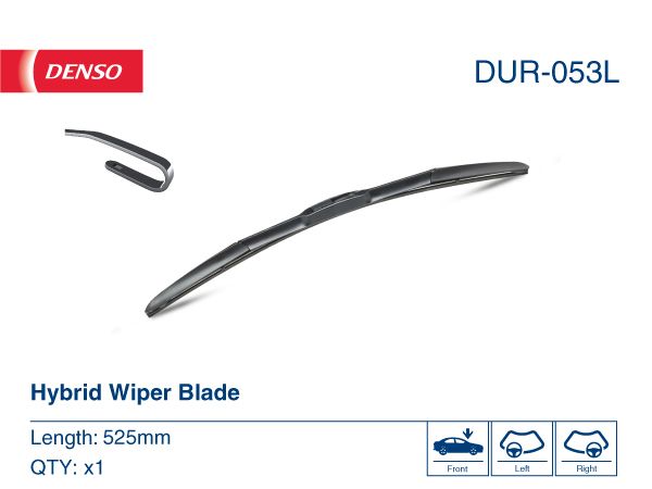 Wiper Blade Driver Side 525mm 21" Fits Alfa Romeo Alpina Audi BMW Cadillac DENSO